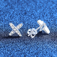 Fine Cross Earrings