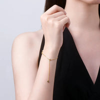Four-Leaf Moissanite Flower Bracelet