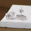 Emerald & Pear Moissanite Earrings