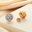 Crystal Radiance Stud Earrings