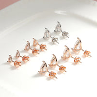 Drop of Elegance Earrings – Pear-Shaped Moissanite