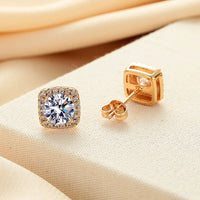 Crystal Radiance Stud Earrings