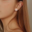 Round Sparkle Earrings