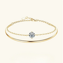 Cuff Bracelet – Moissanite Sparkle