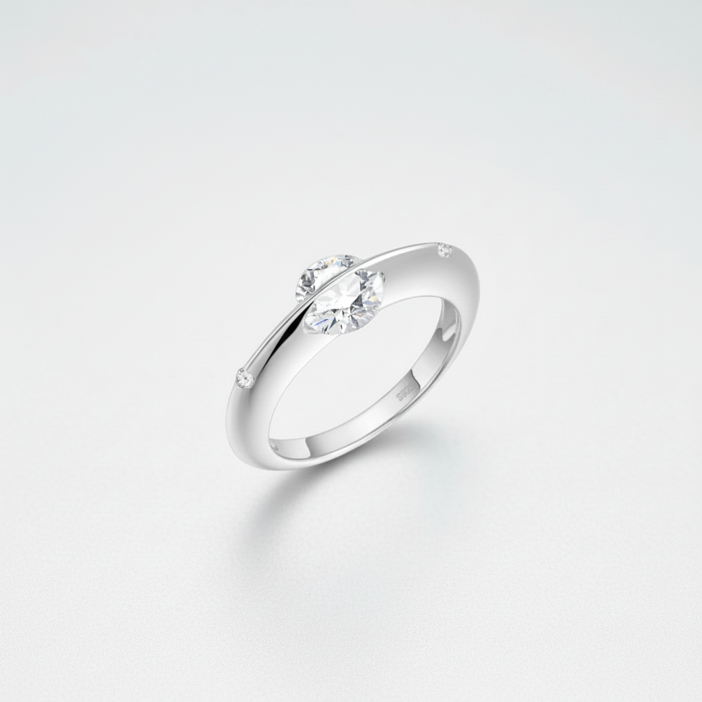 Rotating Shooting Star Ring – A Sparkle in Motion