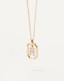 Gold-Finish A–Z Letter Pendant Necklace