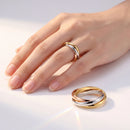 Trilogy Ring — Three Sparkles in Motion