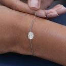 Solitaire Moissanite Bracelet